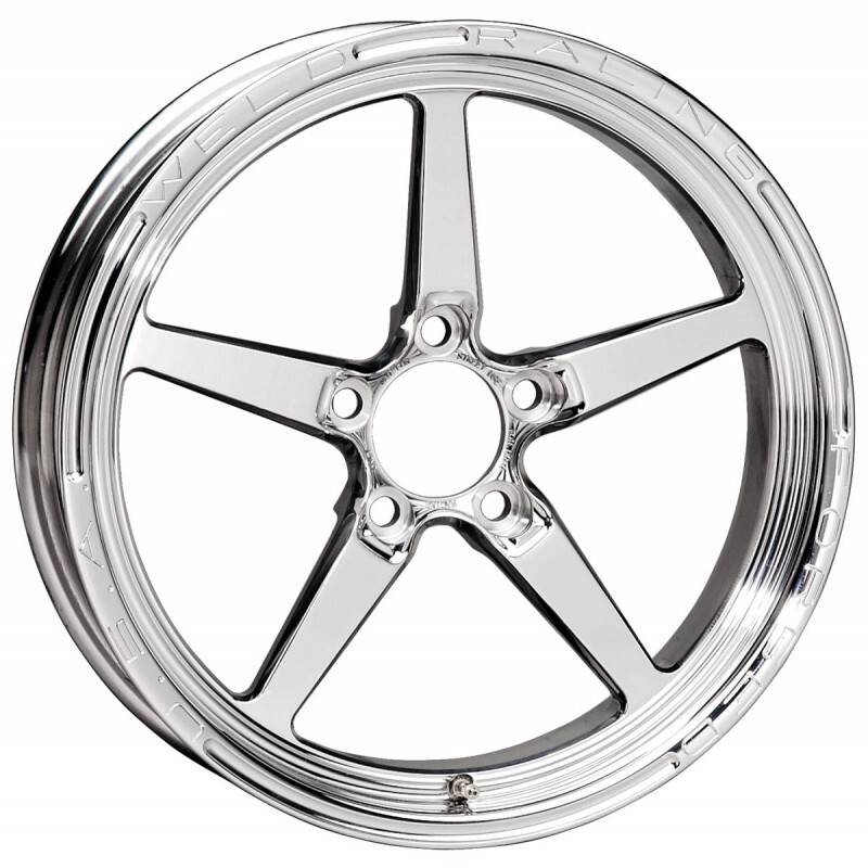 WHEEL,DRAG,15X3.5 POLISHED ALUMASTAR 5X4.5 2.25" BS
