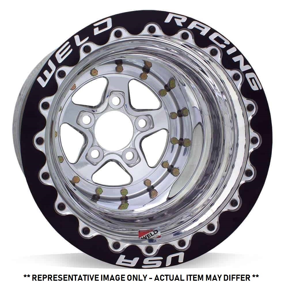 WHEEL RACING ,ALUMASTAR;15X14 POLISHED ALUMASTAR 2.0 5X5'' BOLT PATTERN 3'' BACKSPACE - POL DBL