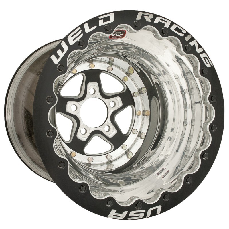 WHEEL,DRAG,15X16 BLACK ALUMASTAR 5X4.5 4" BS BLACK SBL MT