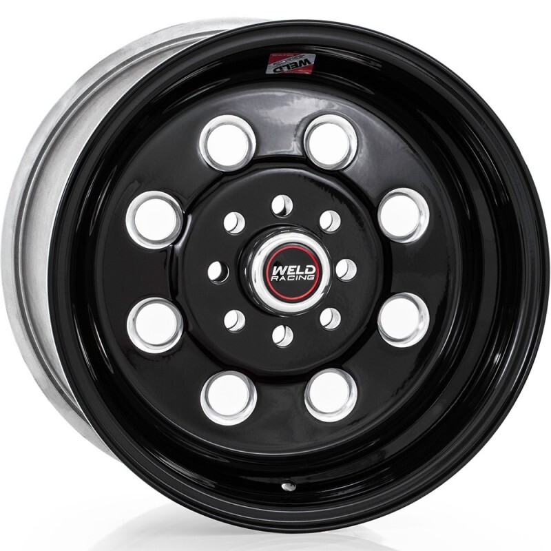 STREET WHEEL DFS SERIES,15X4 BLACK DRAGLITE 5X4.5/5X4.75 1.875 BACKSPACE