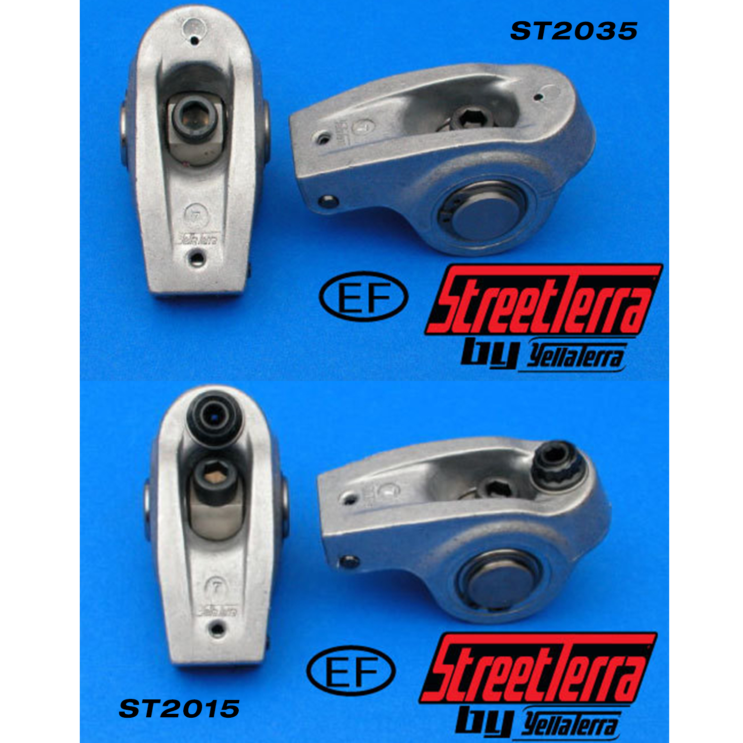 FORD CLEVELAND/ BIG BLOCK 302-460 V8 STREET TERRA 5/16' PEDESTAL [1.72 RATIO] HYD ROLLER ROCKERS (ST2035)