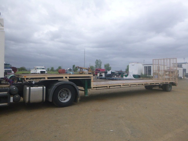 1974 CUSTOM DROP DECK SEMI TRAILER