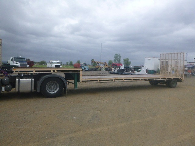 1974 CUSTOM DROP DECK SEMI TRAILER