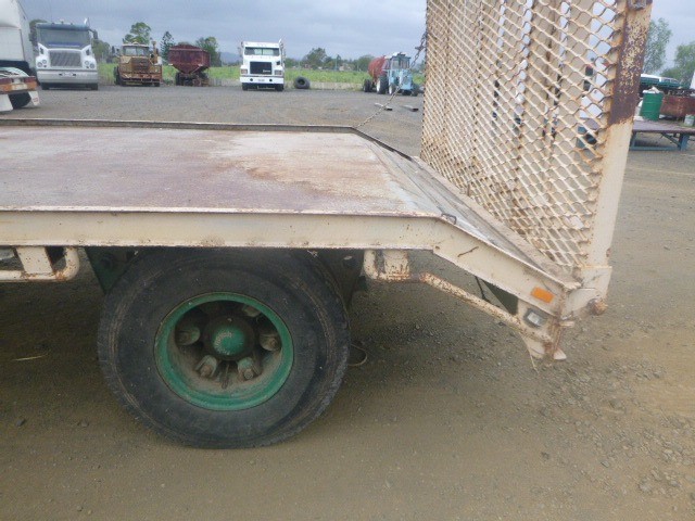 1974 CUSTOM DROP DECK SEMI TRAILER