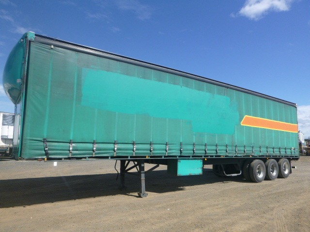 1993 BARKER CURTAINSIDER TRAILER SEMI BARKER 45FT CURTAINSIDER