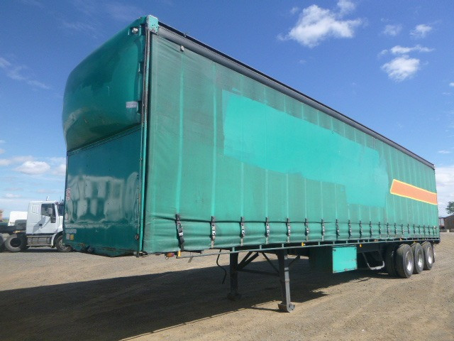 1993 BARKER CURTAINSIDER TRAILER SEMI BARKER 45FT CURTAINSIDER