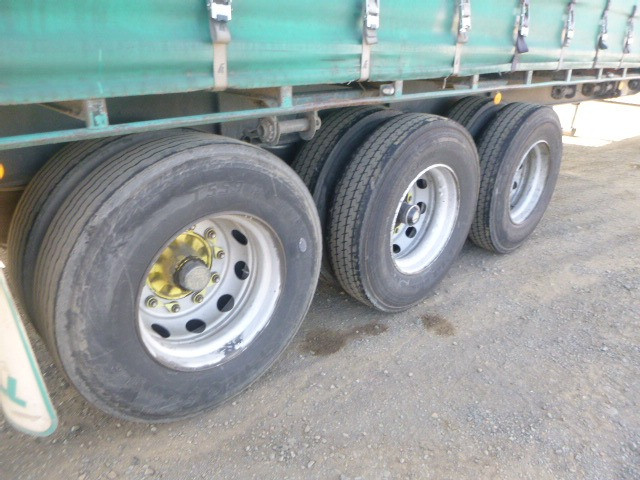 1993 BARKER CURTAINSIDER TRAILER SEMI BARKER 45FT CURTAINSIDER