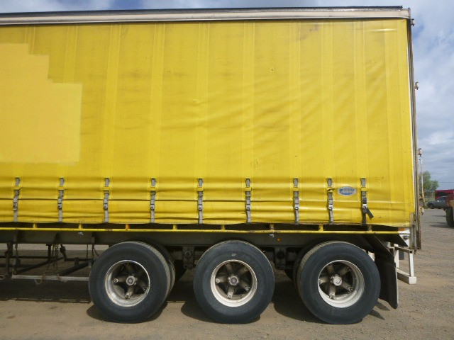 1990 FREIGHT KING CURTAINSIDER TRAILER SEMI CURTAINSIDER FLAT TOP