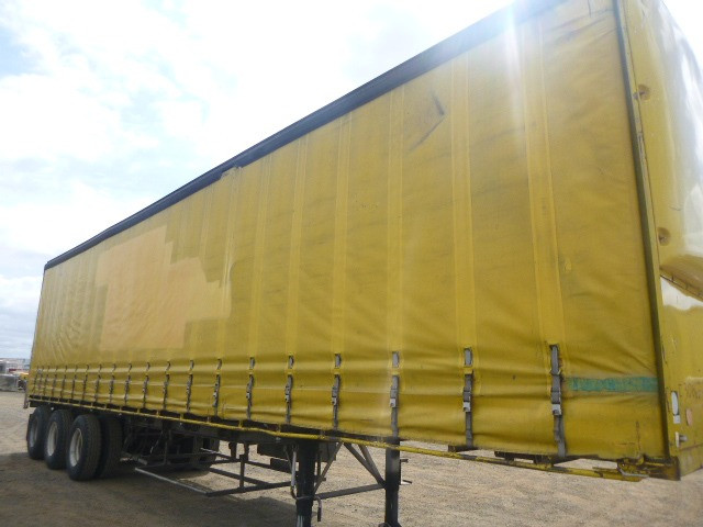 1990 FREIGHT KING CURTAINSIDER TRAILER SEMI CURTAINSIDER FLAT TOP