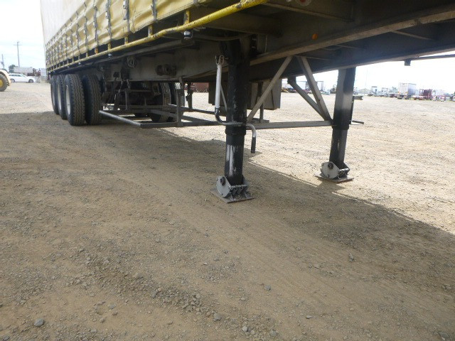 1990 FREIGHT KING CURTAINSIDER TRAILER SEMI CURTAINSIDER FLAT TOP
