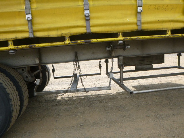1990 FREIGHT KING CURTAINSIDER TRAILER SEMI CURTAINSIDER FLAT TOP