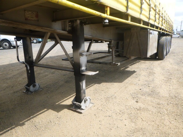 1990 FREIGHT KING CURTAINSIDER TRAILER SEMI CURTAINSIDER FLAT TOP