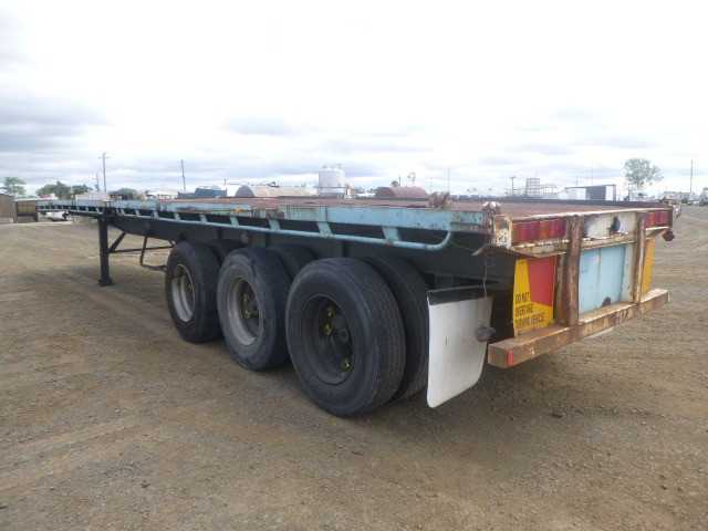 1978 LOADMASTER FLAT TOP TRAILER SEMI FLAT TOP TRAILER