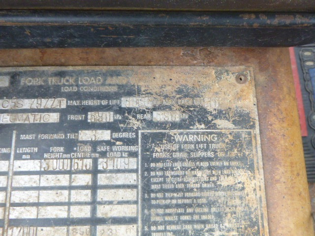 HYSTER FORKLIFT LPG / PETROL COUNTERBALANCE