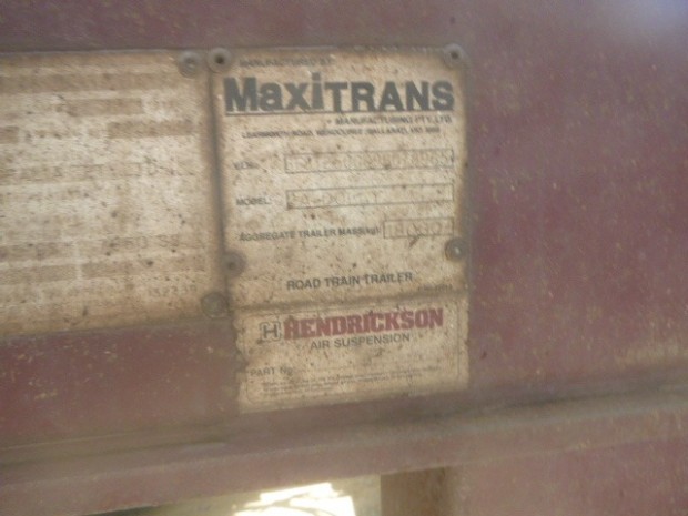 2009 MAXITRANS DOLLY (RT CONVERTER) TRAILER
