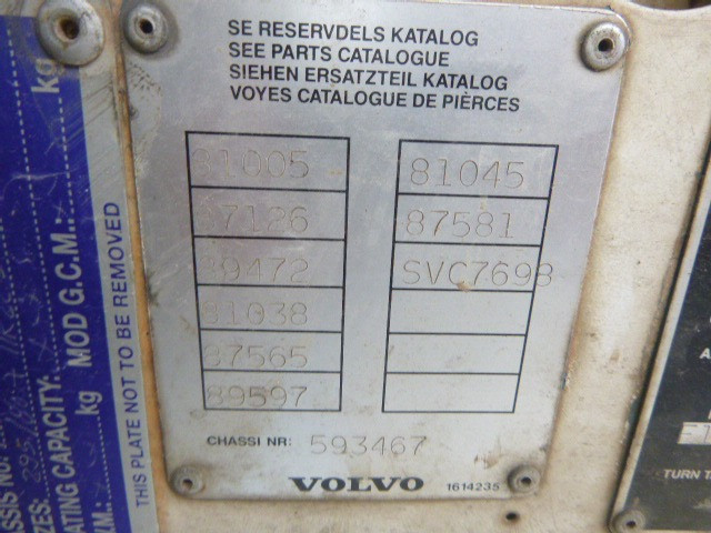 1990 VOLVO FH12 TRUCK PRIMEMOVER