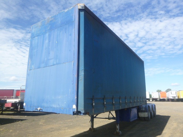 2012 WESE WESTERN CURTAINSIDER TRAILER SEMI WESE CURTAINSIDE A-TRAILER