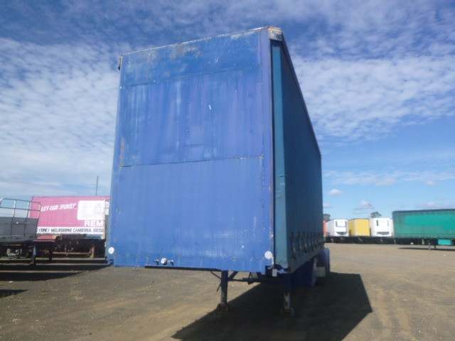 2012 WESE WESTERN CURTAINSIDER TRAILER SEMI WESE CURTAINSIDE A-TRAILER
