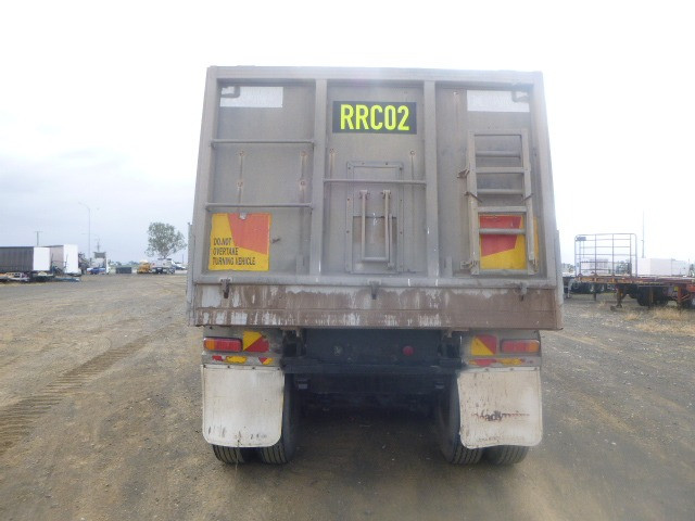 1993 HAMELEX WHITE TIPPER TRAILER SEMI HAMELEX CHASSIS TIPPER