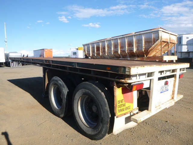 1984 MCGRATH FLAT TOP TRAILER SEMI FLAT TOP TRAILER