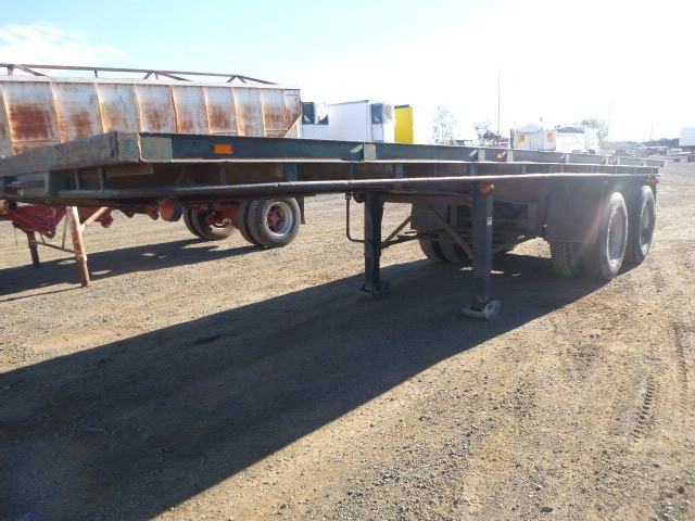 1984 MCGRATH FLAT TOP TRAILER SEMI FLAT TOP TRAILER