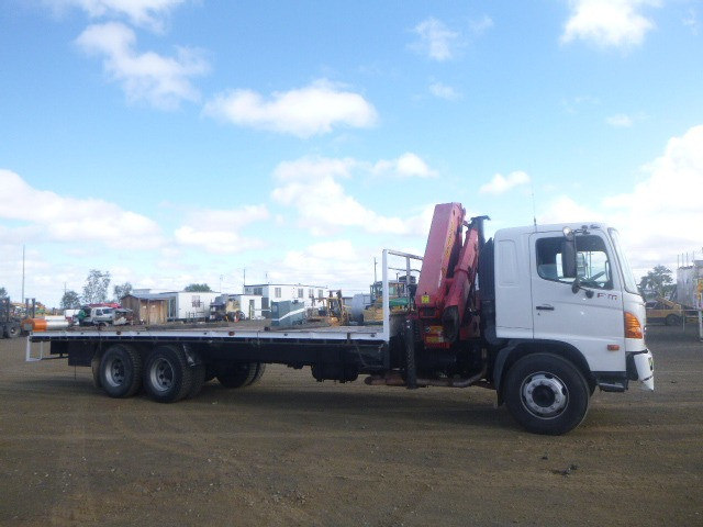 2007 HINO FM RANGER 14 TRUCK CRANE TRUCK