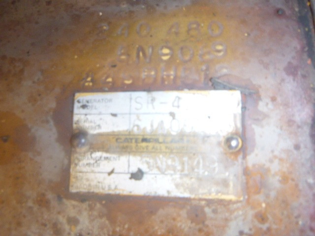 CAT SR-4 POWER UNIT GENERATOR