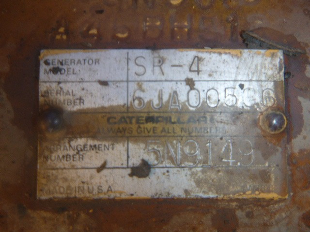 CAT SR-4 POWER UNIT GENERATOR