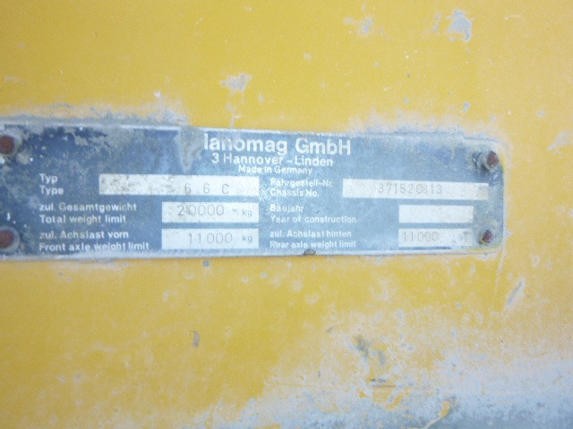 1985 HANOMAG 66C LOADER