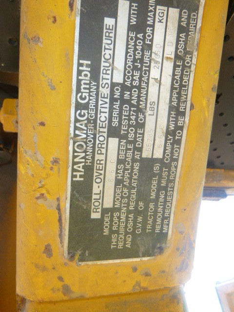 1985 HANOMAG 66C LOADER