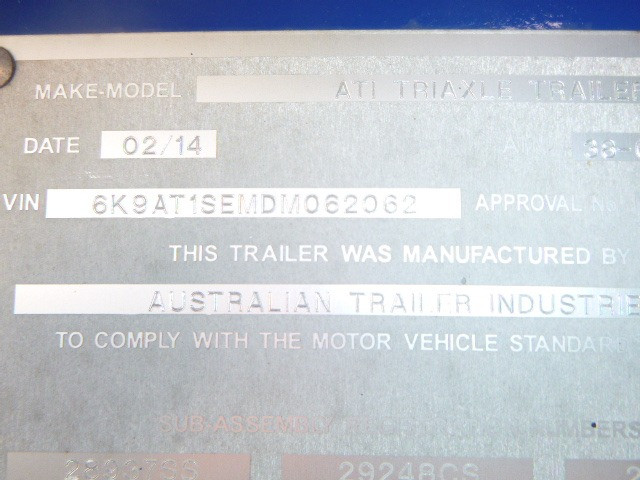 2014 AUSTRALIAN SKEL TRAILER