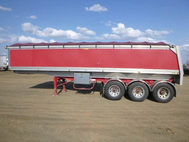 2009 LUSTY SEMI EMS CHASSIS TIPPER TRAILER