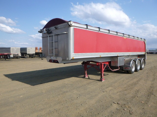 2009 LUSTY SEMI EMS CHASSIS TIPPER TRAILER