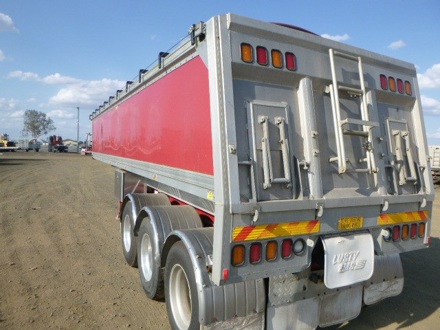 2009 LUSTY SEMI EMS CHASSIS TIPPER TRAILER