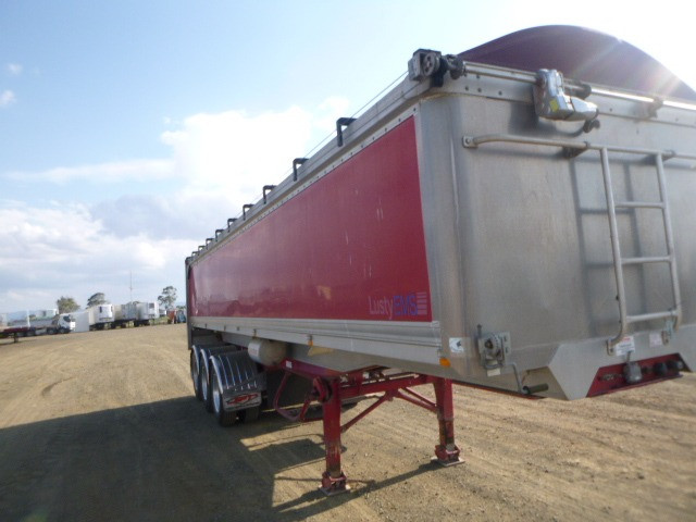 2009 LUSTY SEMI EMS CHASSIS TIPPER TRAILER