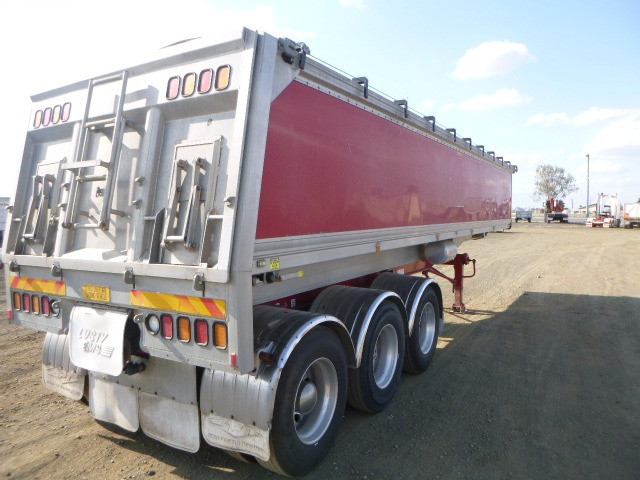 2009 LUSTY SEMI EMS CHASSIS TIPPER TRAILER
