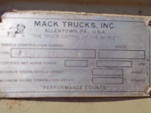 MACK R MODEL R MODEL MACK TRUCK PRIMEMOVER