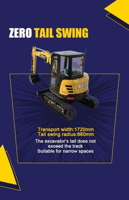2019 SANY SY35U MINI EXCAVATOR