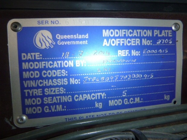 2000 TOYOTA LAND CRUISER NZJ105 LIGHT COMMERCIAL WAGON