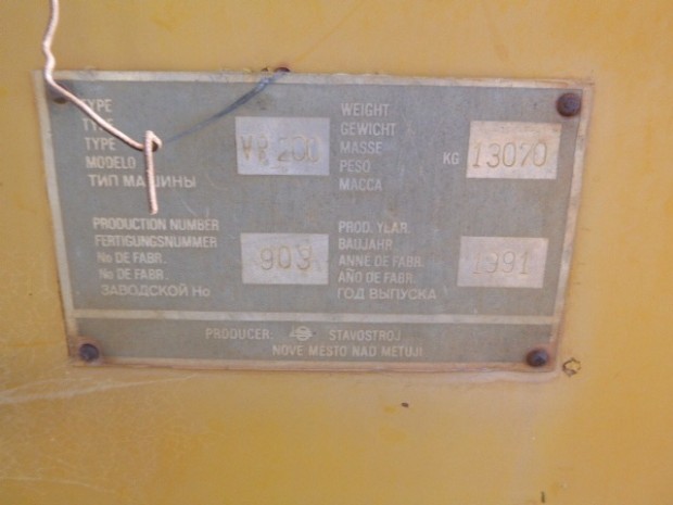 1991 MULTIPAC VP200 MULTI-TYRE ROLLER ROLLER/COMPACTING STATIC ROLLER