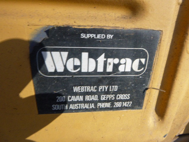 WEBTRAC KHD DEUTZ STUMP GRINDER 