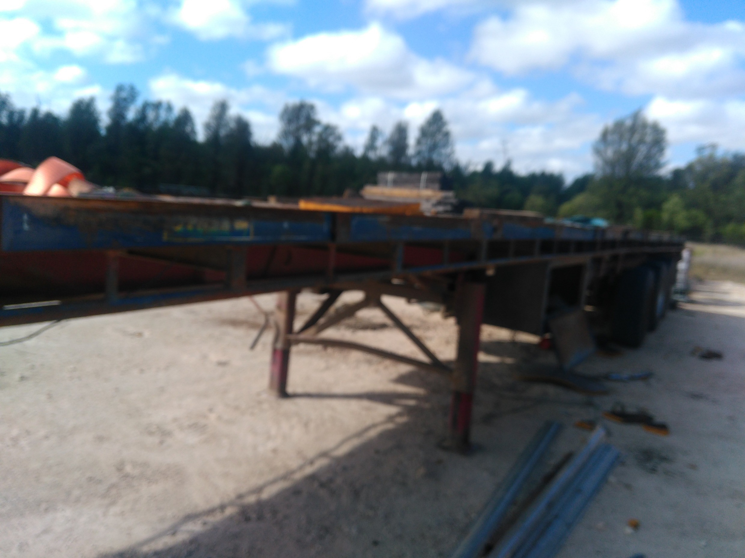 1984 O'PHEE FLAT TOP TRAILER SEMI OPHEE FLAT TOP TRAILER