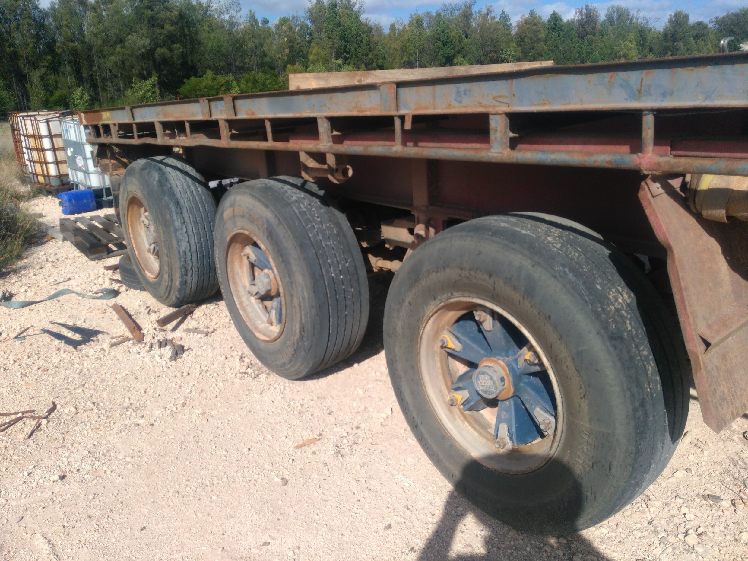 1984 O'PHEE FLAT TOP TRAILER SEMI OPHEE FLAT TOP TRAILER