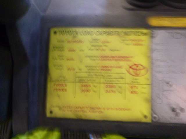 2000 TOYOTA FDT25 FORKLIFT