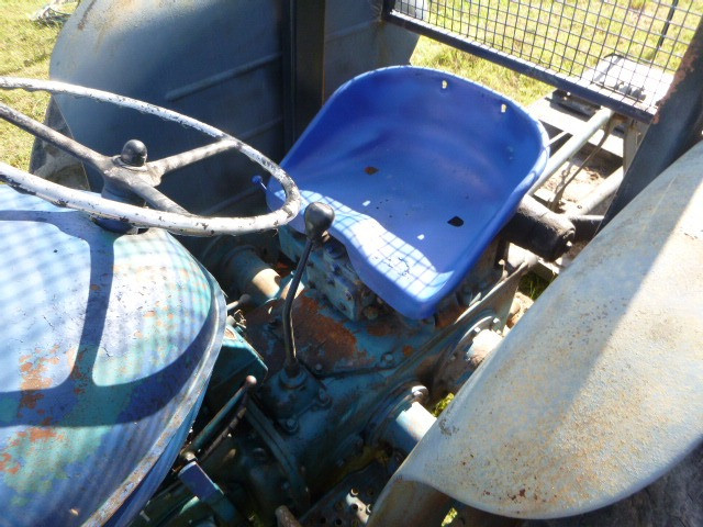 1960 FORDSON MAJOR TRACTOR AND SLASHER