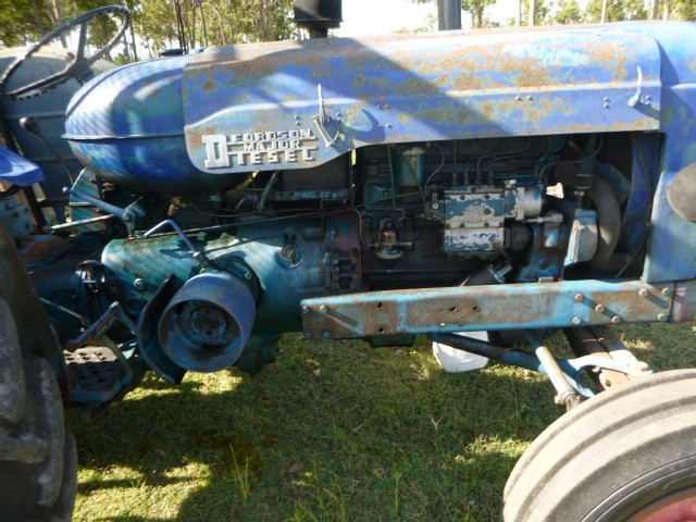 1960 FORDSON MAJOR TRACTOR AND SLASHER