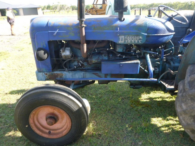 1960 FORDSON MAJOR TRACTOR AND SLASHER