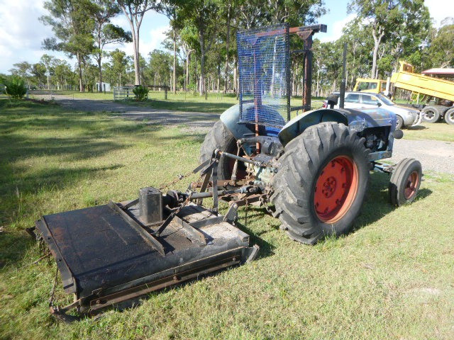 1960 FORDSON MAJOR TRACTOR AND SLASHER