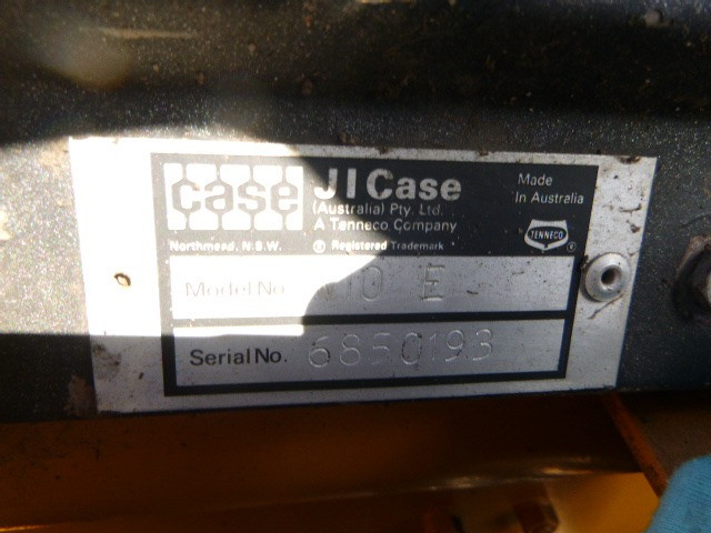 1975 CASE W10 FRONT END LOADER