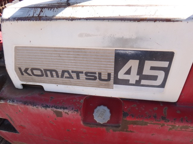 1988 KOMATSU FG45 LPG / PETROL COUNTERBALANCE FORKLIFT